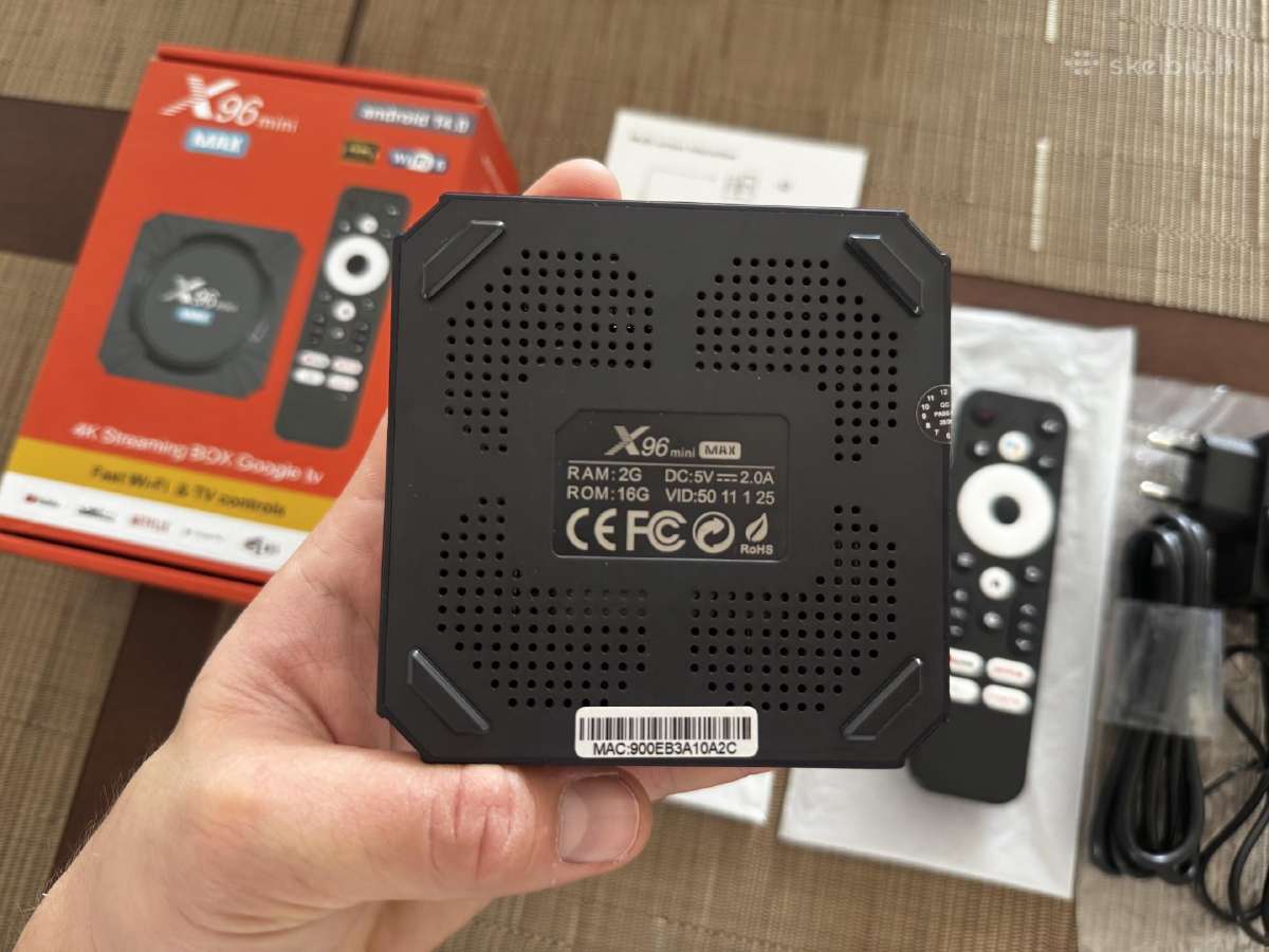 X96 Mini Max Android 14 TV Box 4k Wi-fi 6 - nuotraukos Nr. 5