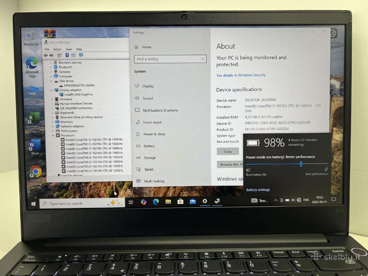 Lenovo thinkpad E14 - nuotraukos Nr. 8