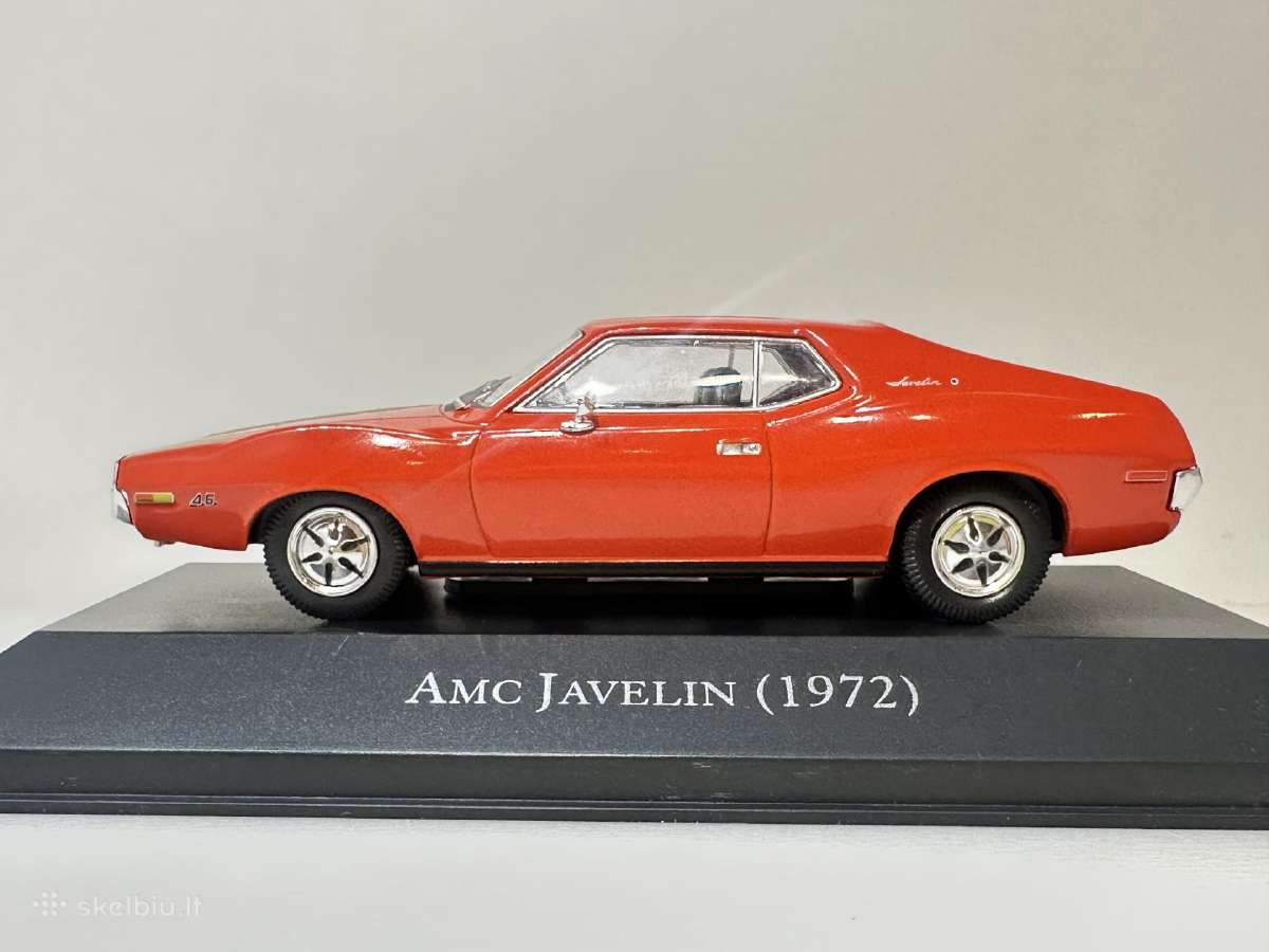 Amc Javelin 1972 oranžinė/auksinė 1:43 IXO Edic - nuotraukos Nr. 3