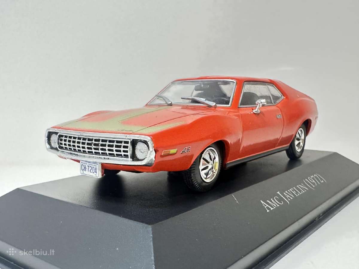 Amc Javelin 1972 oranžinė/auksinė 1:43 IXO Edic - nuotraukos Nr. 4