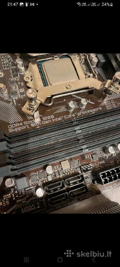 I9-10850k + Gigabyte Z490m - nuotraukos Nr. 3