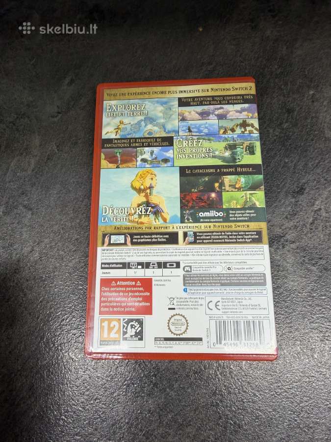 Zelda Tears of the kingdom switch 2 zaidimas - nuotraukos Nr. 2