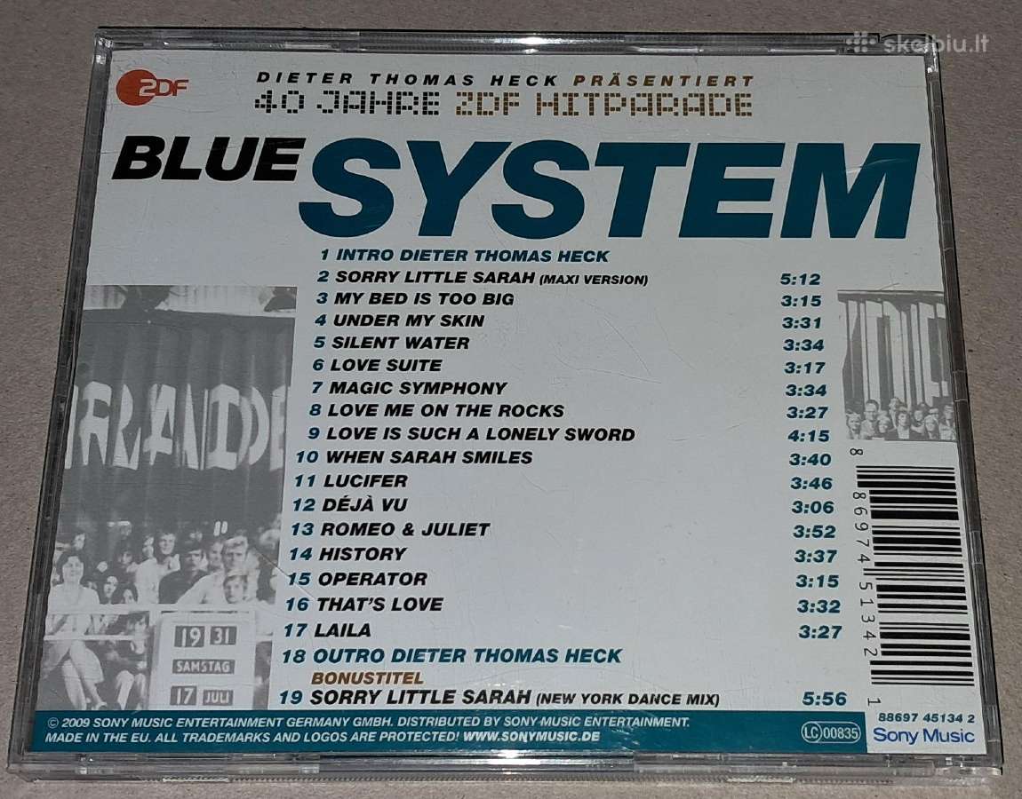 Blue System – 40 Jahre Zdf Hitparade (Audio CD) - nuotraukos Nr. 2