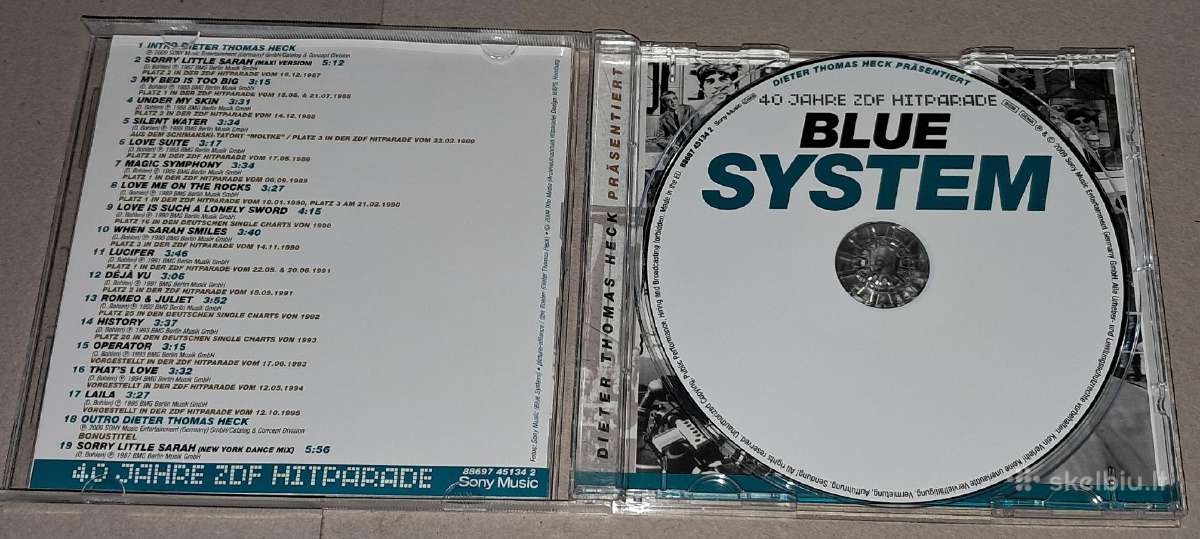 Blue System – 40 Jahre Zdf Hitparade (Audio CD) - nuotraukos Nr. 3