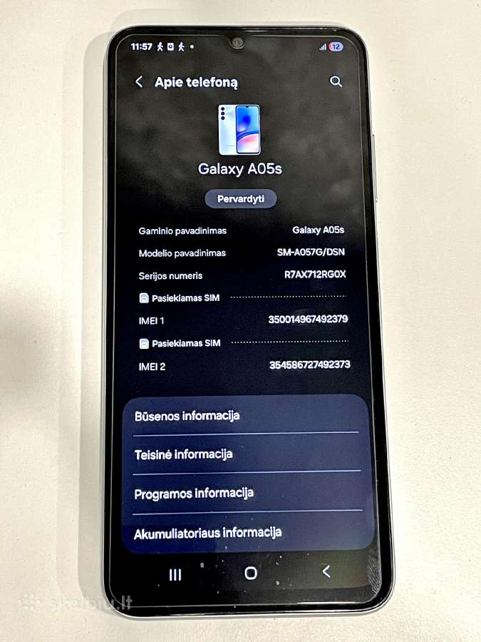 Samsung Galaxy A05s - nuotraukos Nr. 2