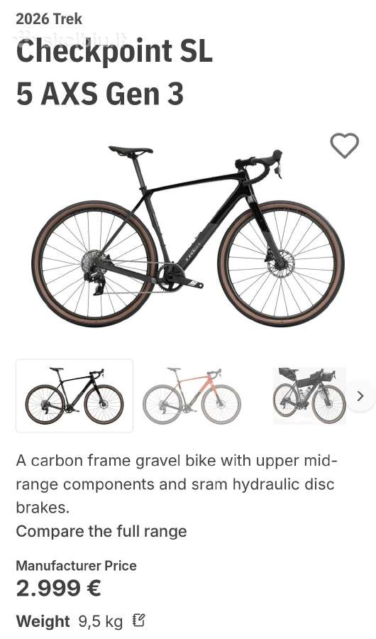Trek Checkpoint SL 5 AXS Gen 3 (2026m) - nuotraukos Nr. 24