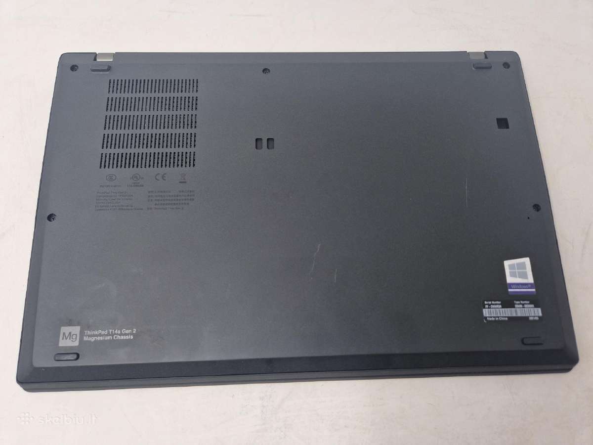 Lenovo Thinkpad T14s Gen2/ i5-1135g7 / 8gb/500ssd - nuotraukos Nr. 6