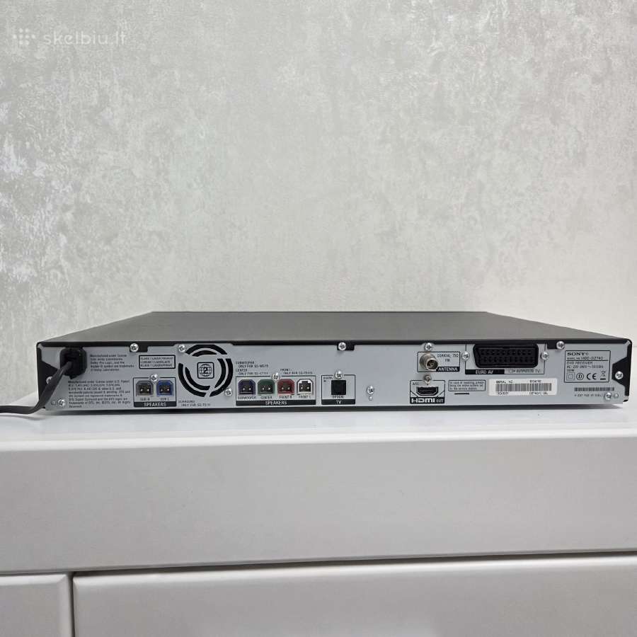 Sony Dav-dz740 grotuvas Dvd / CD / Usb / Fm - nuotraukos Nr. 8