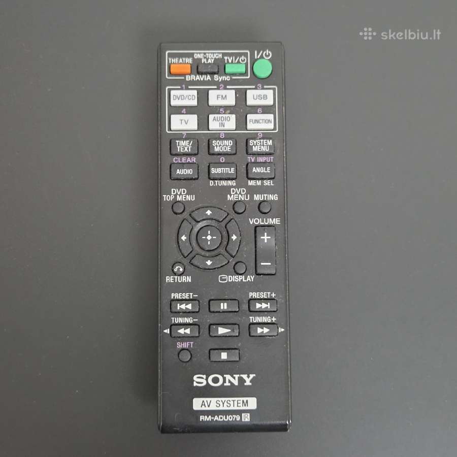 Sony Dav-dz740 grotuvas Dvd / CD / Usb / Fm - nuotraukos Nr. 9