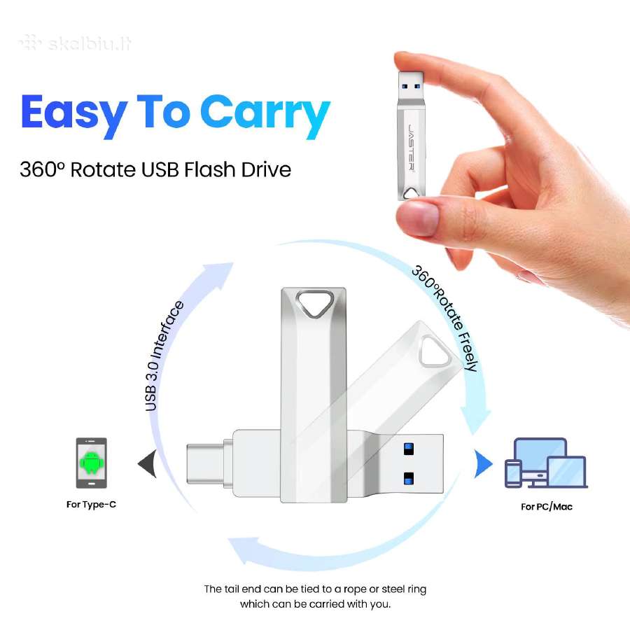 Usb atmintinė 128gb Usb3.0 - nuotraukos Nr. 6