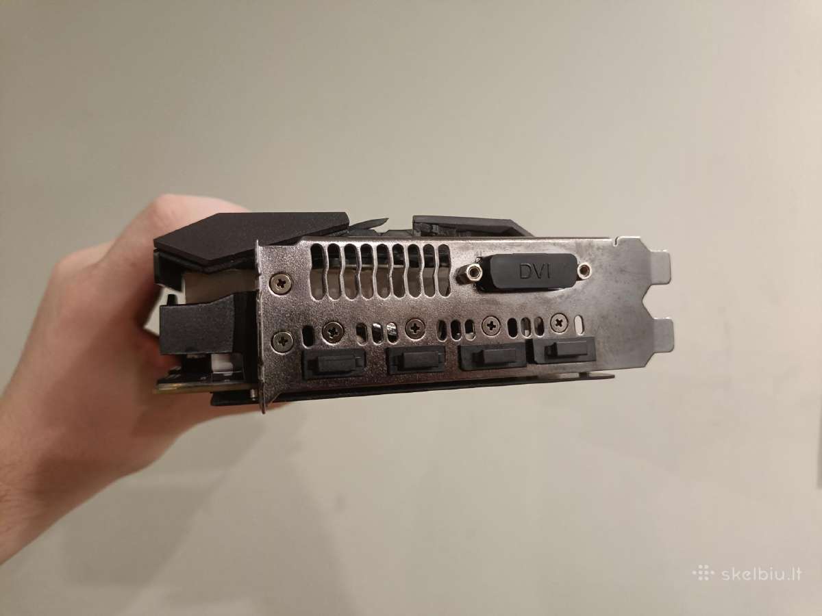 Rog Strix 1080 ti 11gb pilna komplektacija - nuotraukos Nr. 6