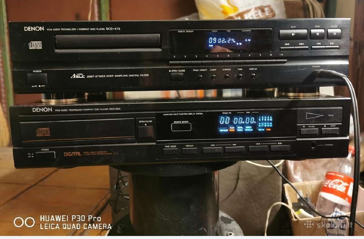 Technics RS Tr232 ir CD denon Dcd 615, 600 - nuotraukos Nr. 3