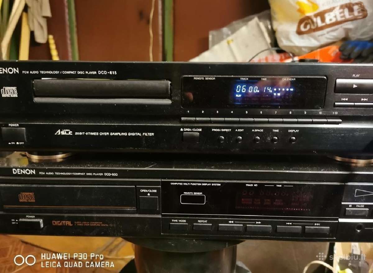 Technics RS Tr232 ir CD denon Dcd 615, 600 - nuotraukos Nr. 5