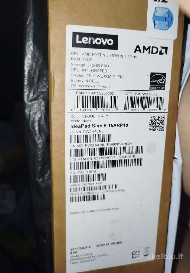Parduodu kompiuteri lenovo iPad slim5 - nuotraukos Nr. 2