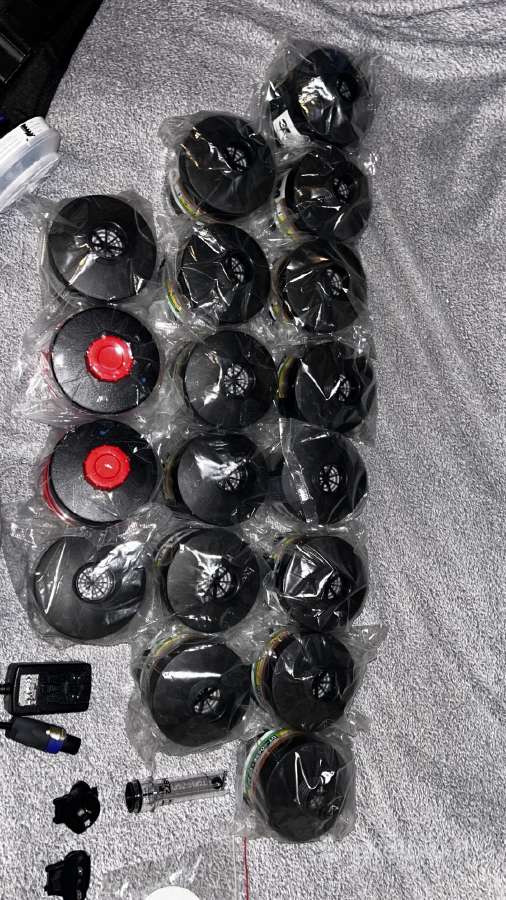 3m dažymo komplektas M-206 šalmas + 16 filtrų - nuotraukos Nr. 2