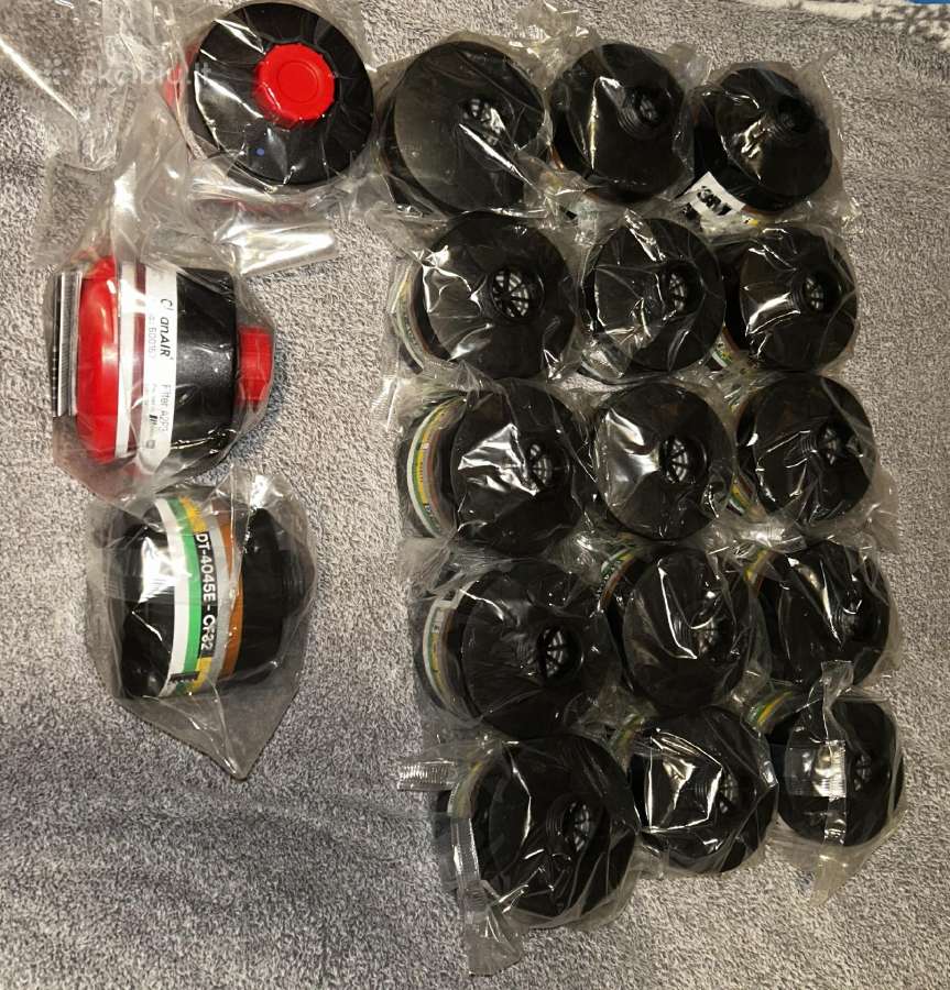 3m dažymo komplektas M-206 šalmas + 16 filtrų - nuotraukos Nr. 3
