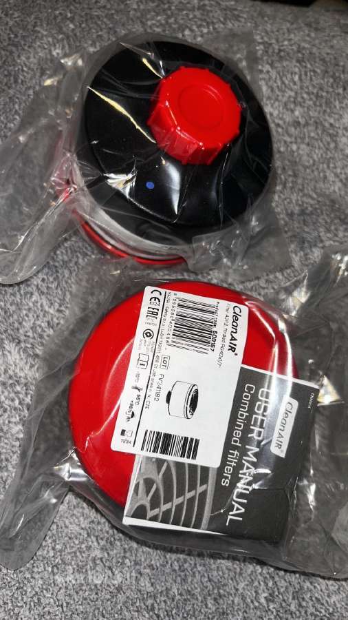 3m dažymo komplektas M-206 šalmas + 16 filtrų - nuotraukos Nr. 6