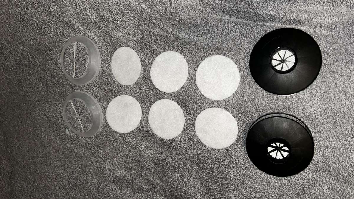 3m dažymo komplektas M-206 šalmas + 16 filtrų - nuotraukos Nr. 9