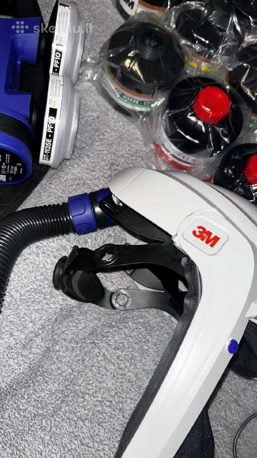 3m dažymo komplektas M-206 šalmas + 16 filtrų - nuotraukos Nr. 11