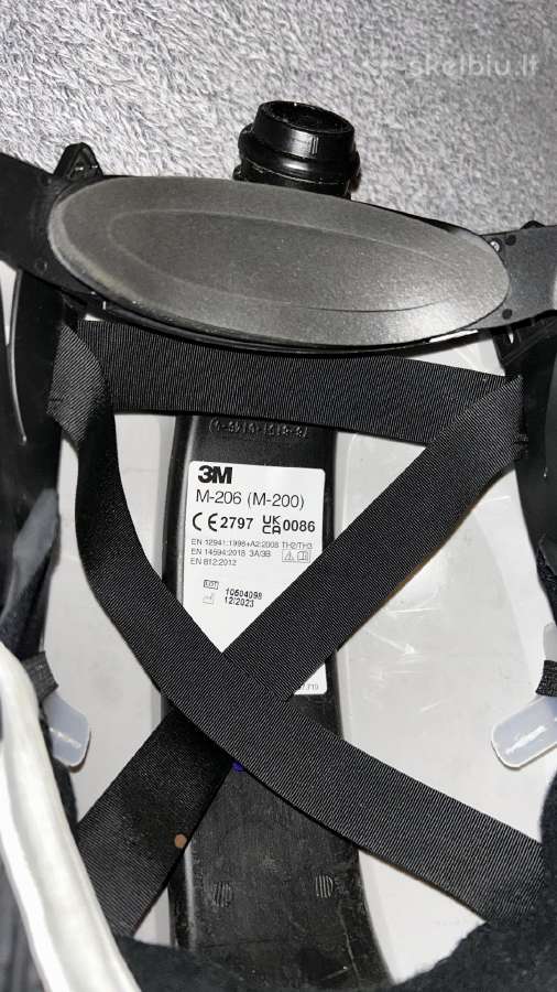3m dažymo komplektas M-206 šalmas + 16 filtrų - nuotraukos Nr. 20
