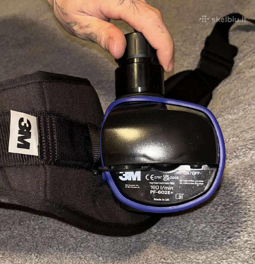 3m dažymo komplektas M-206 šalmas + 16 filtrų - nuotraukos Nr. 26