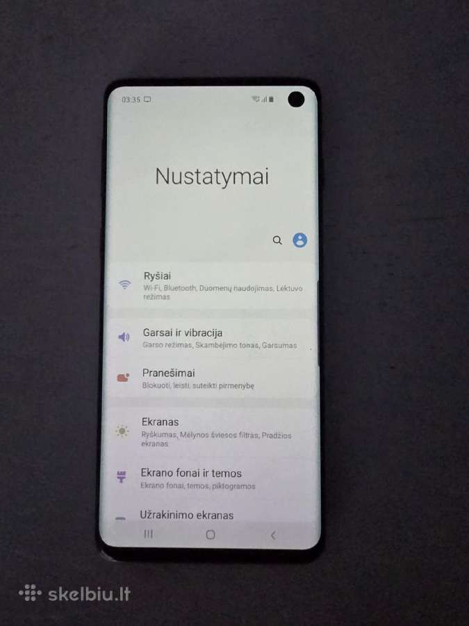 512gb talpos atminties Samsung Galaxy s10 - nuotraukos Nr. 2