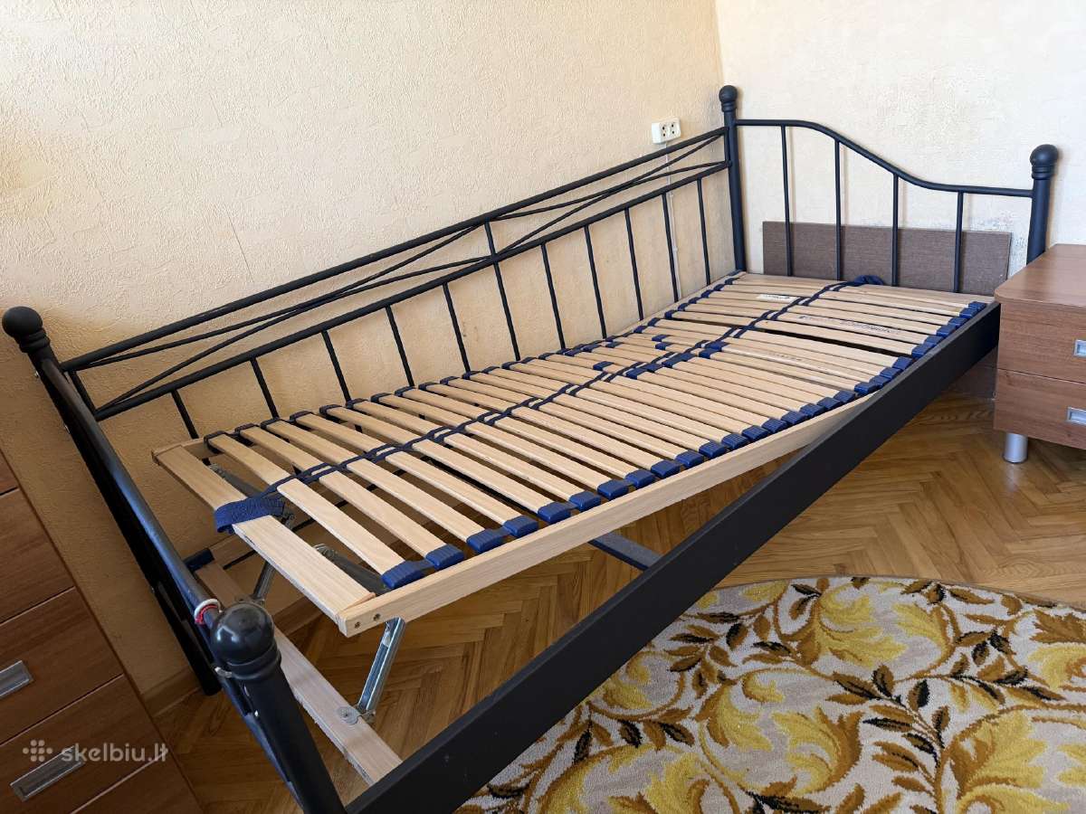 Lova su pakeliamais galais + Lono čiužinys - nuotraukos Nr. 5