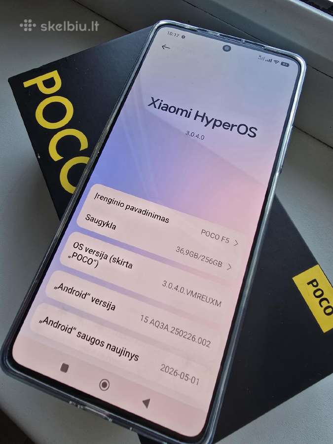 Xiaomi Poco F5 12gb RAM - nuotraukos Nr. 2