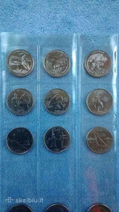 Monetos Usa 25 centai, vnt 1.00 eu
