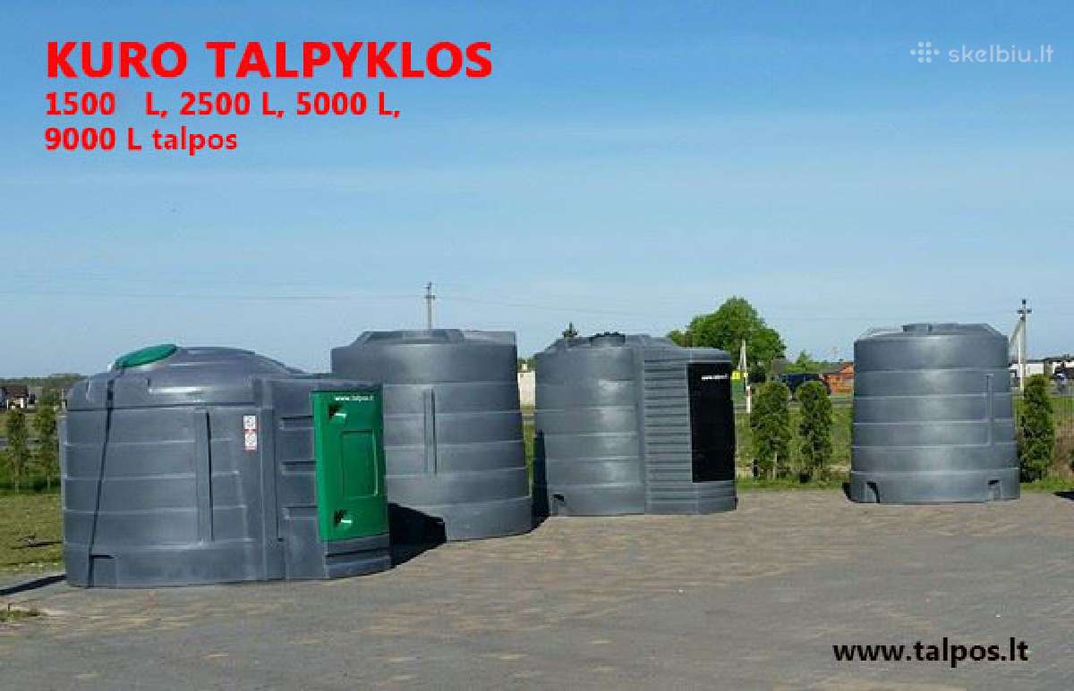 Kuro talpos, Talpyklos kurui: dyzeliui, biokurui. - nuotraukos Nr. 5