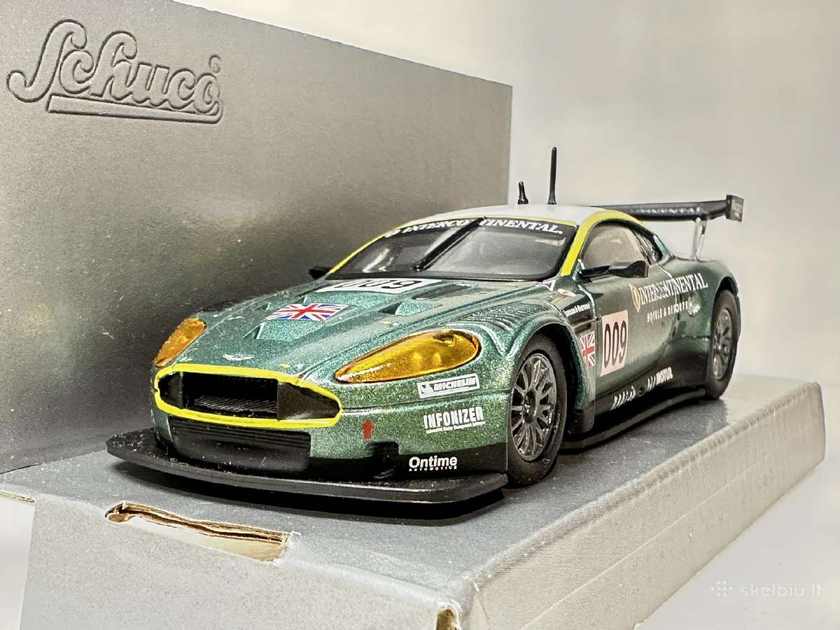 Aston Martin Dbr9 #009 2005 žalia 1:43 Schuco J - nuotraukos Nr. 4