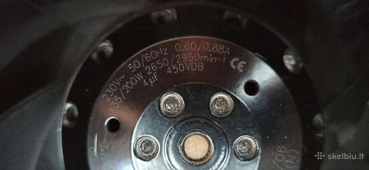 Kanalinis ventiliatorius turbina Vka 200 Ld - nuotraukos Nr. 3
