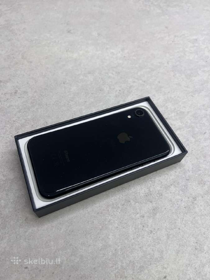 iPhone Xr 64 GB juodas - nuotraukos Nr. 2