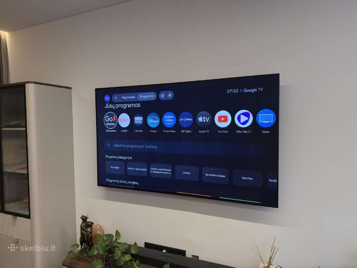 Televizorius Sony Xr-65x90l 4k 65 Full Array LED - nuotraukos Nr. 2