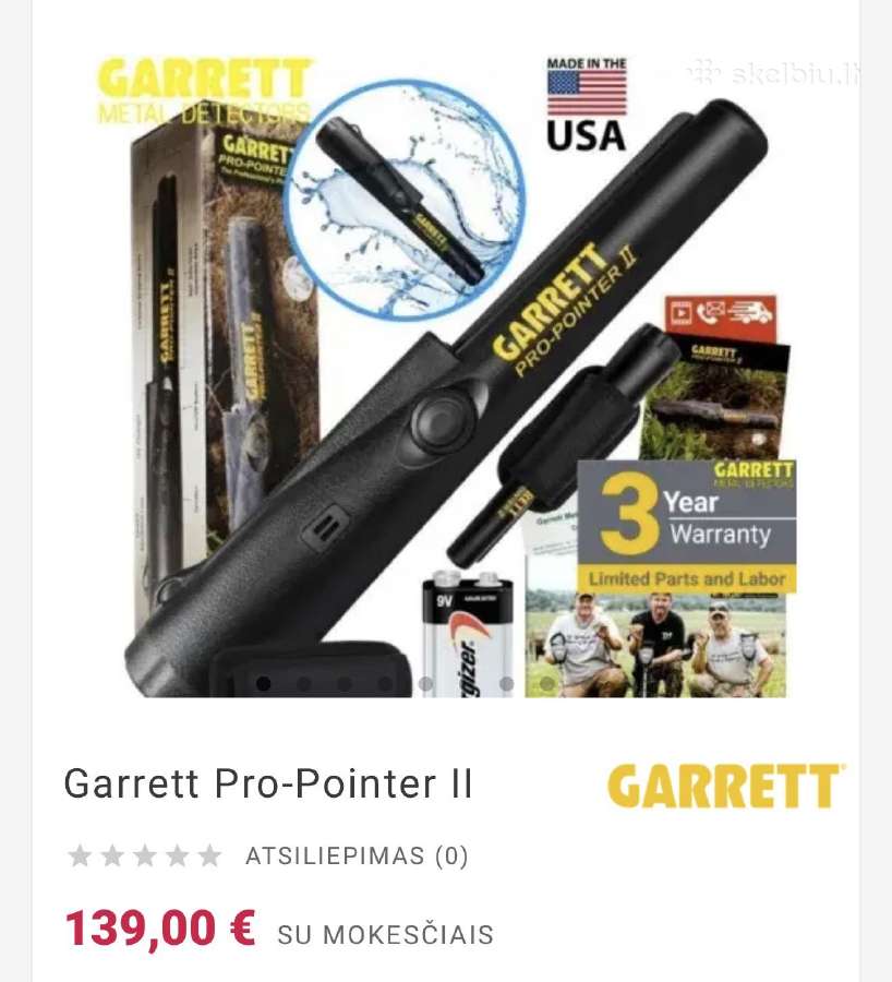 Garrett Pro-pointer II - nuotraukos Nr. 9