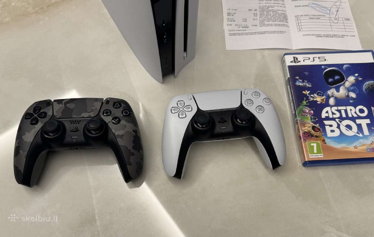Ps 5 su CD beveik nenaudotas - nuotraukos Nr. 2