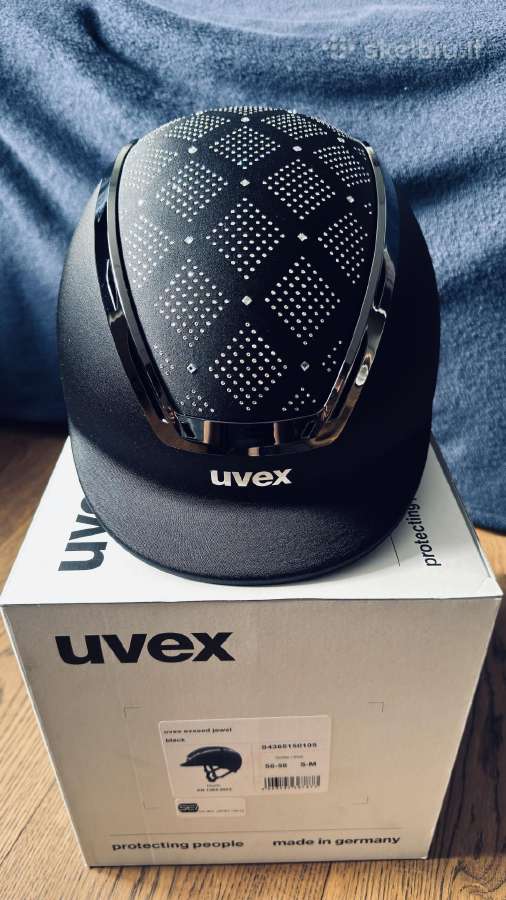 Jodinėjimo Šalmas "Uvex Exxeed Jewel" s/m 56-58cm - nuotraukos Nr. 2