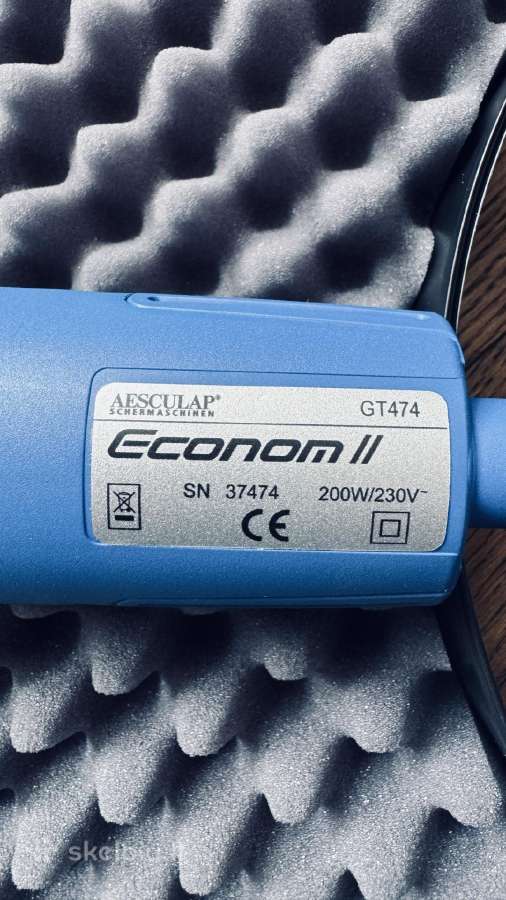 Kirpimo Mašinėlė "Aesculap Clipper Econom II" - nuotraukos Nr. 3