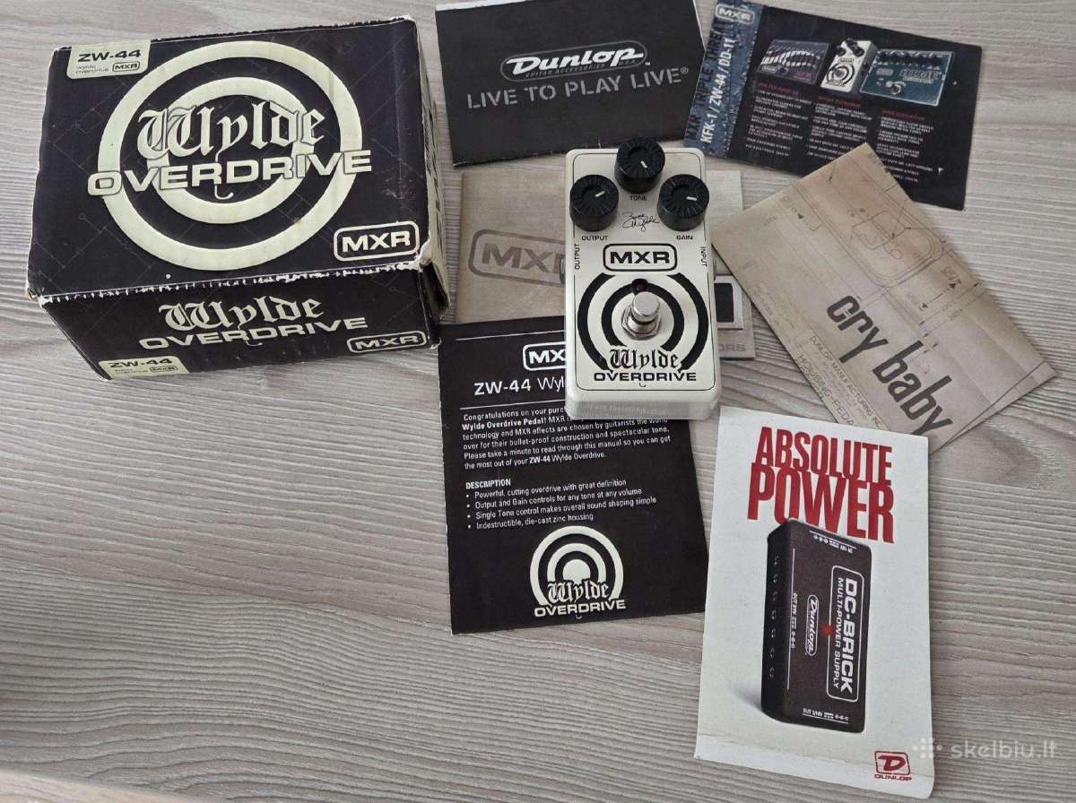 Mxr Zakk Wylde Overdrive (Zw44) gitarinis pedalas - nuotraukos Nr. 3