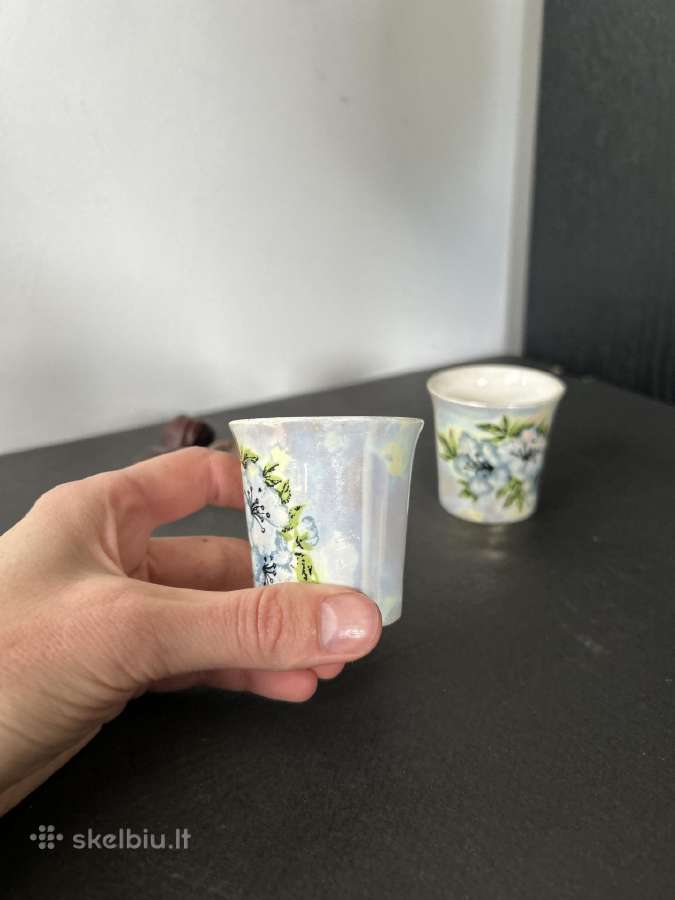 Mini vintage porceliano puodukai - nuotraukos Nr. 5