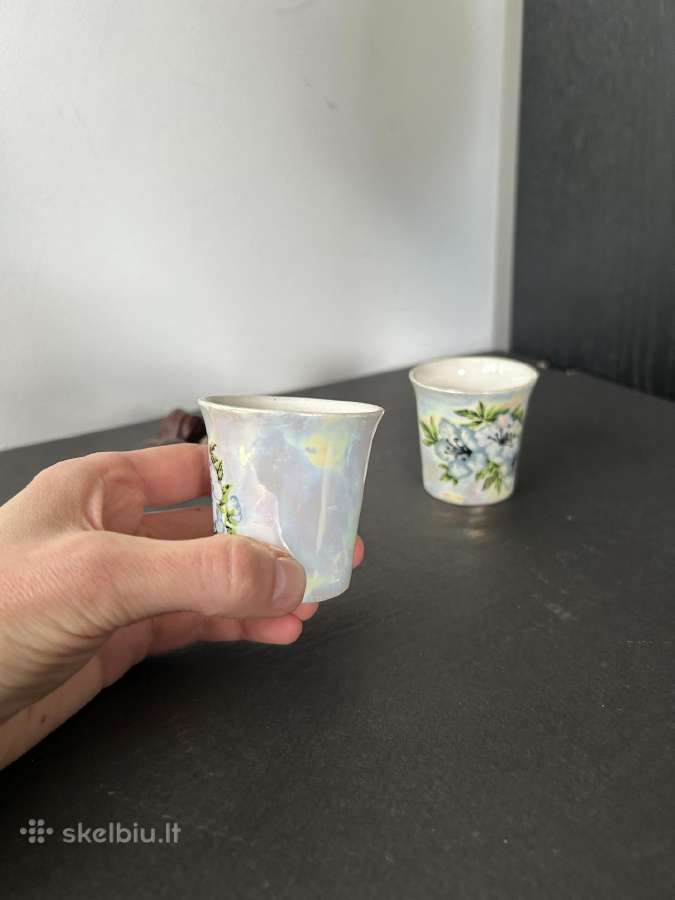 Mini vintage porceliano puodukai - nuotraukos Nr. 6
