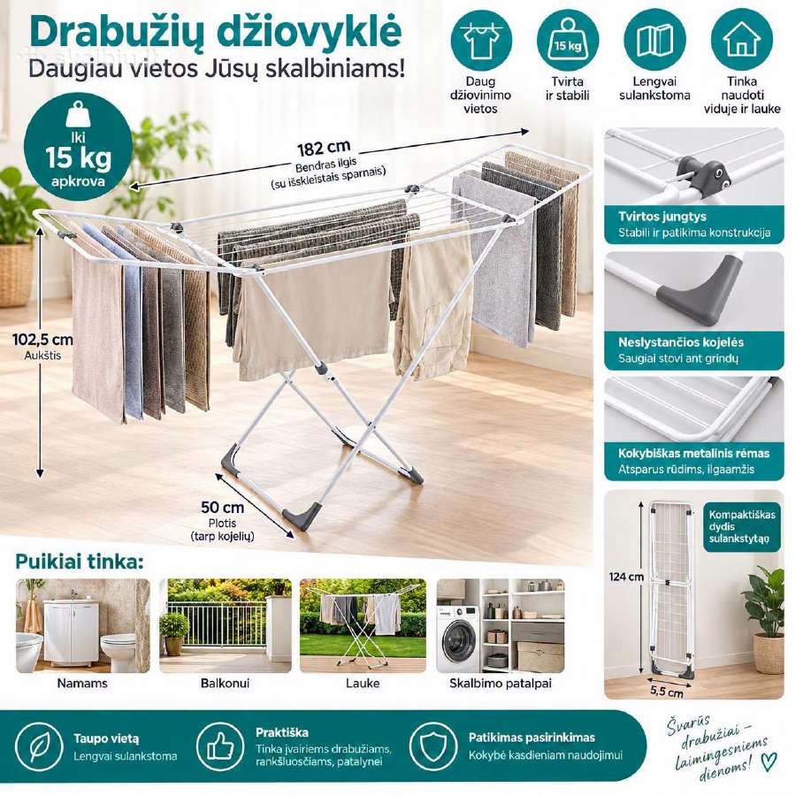 Stalai,lentynos, baldai, šiukšledėžės, guolis - nuotraukos Nr. 16
