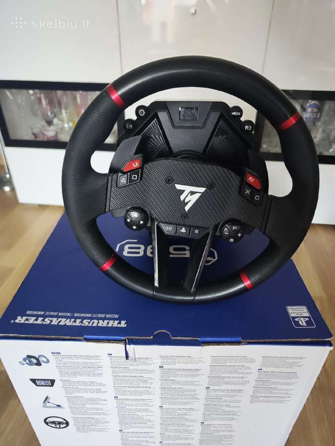 Žaidimų vairas Trustmaster t598 su pavaromis - nuotraukos Nr. 6