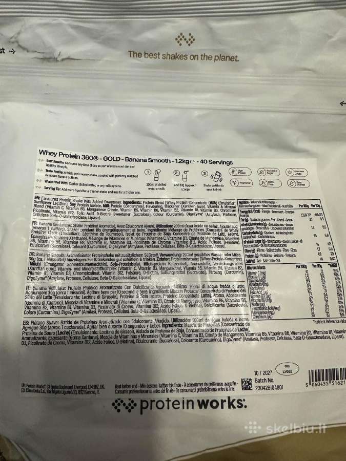 Protein Works Baltymų milteliai 1.2kg - nuotraukos Nr. 3