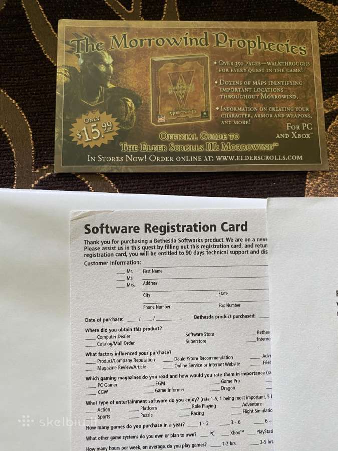 Morrowind Collectors Edition Pc - nuotraukos Nr. 12