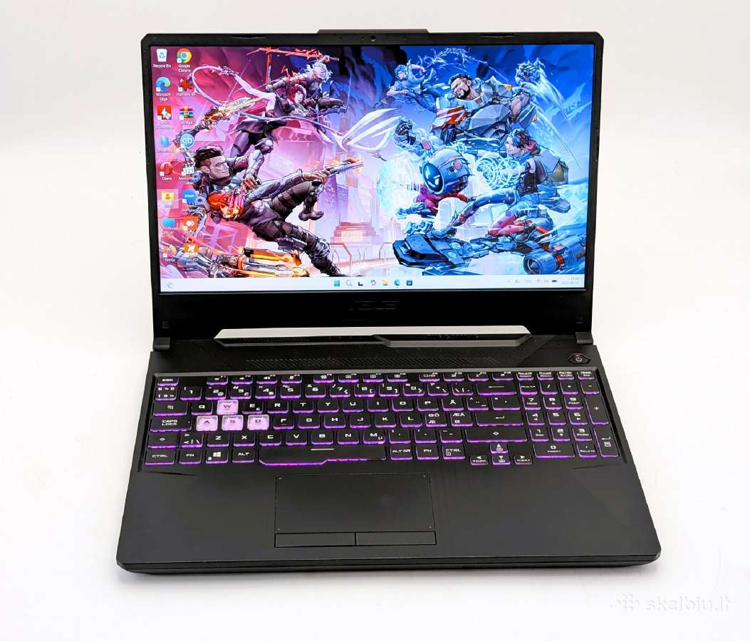 Asus Tuf Gaming F15 i5-10300h Gtx 1650 16gb 512gb - nuotraukos Nr. 3