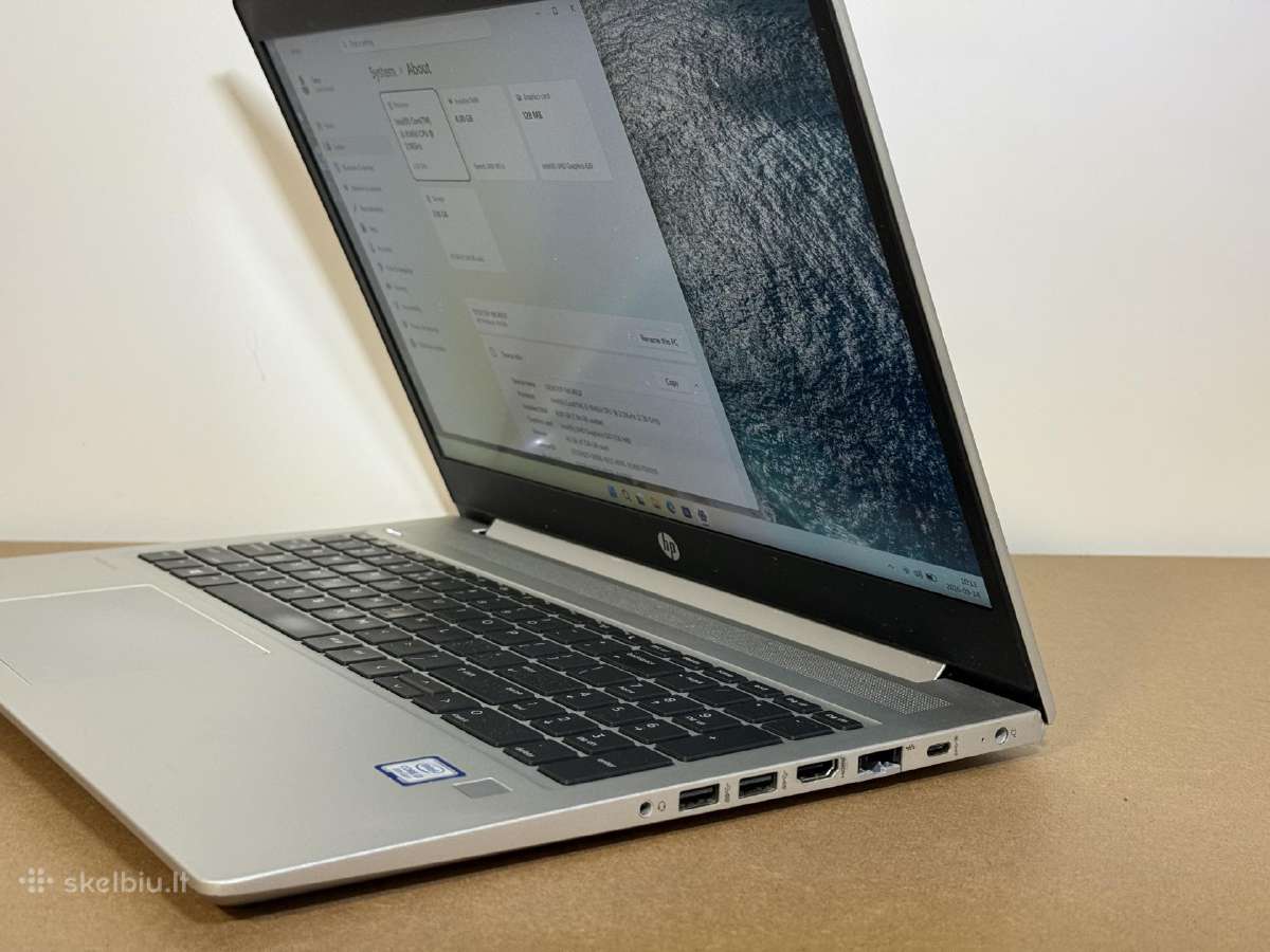 Hp Probook 450 G6 nešiojamas kompiuteris - nuotraukos Nr. 5