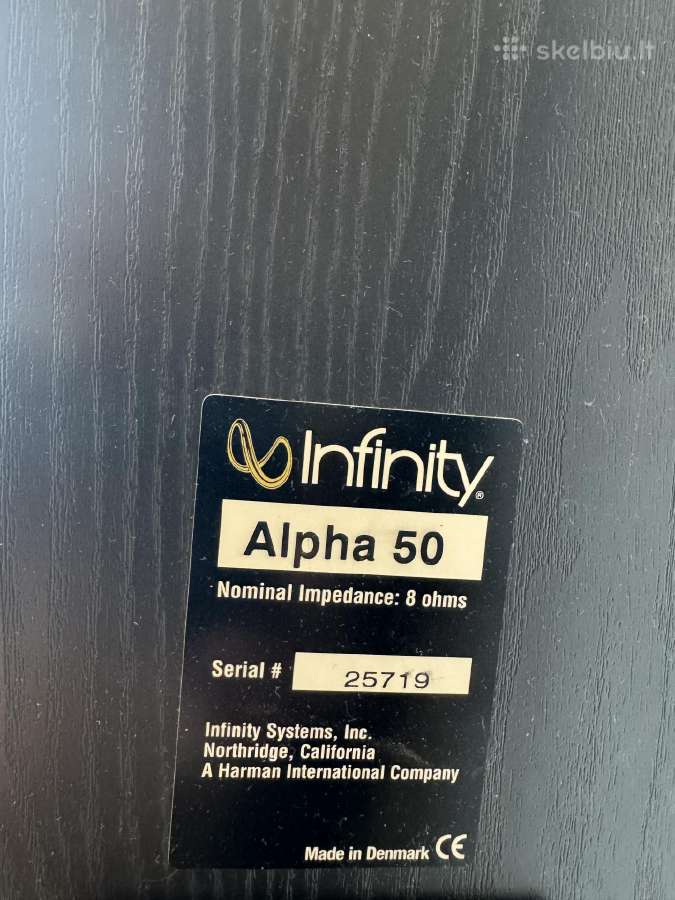 Parduodu infinity alpha 50 grindines kolonles - nuotraukos Nr. 6