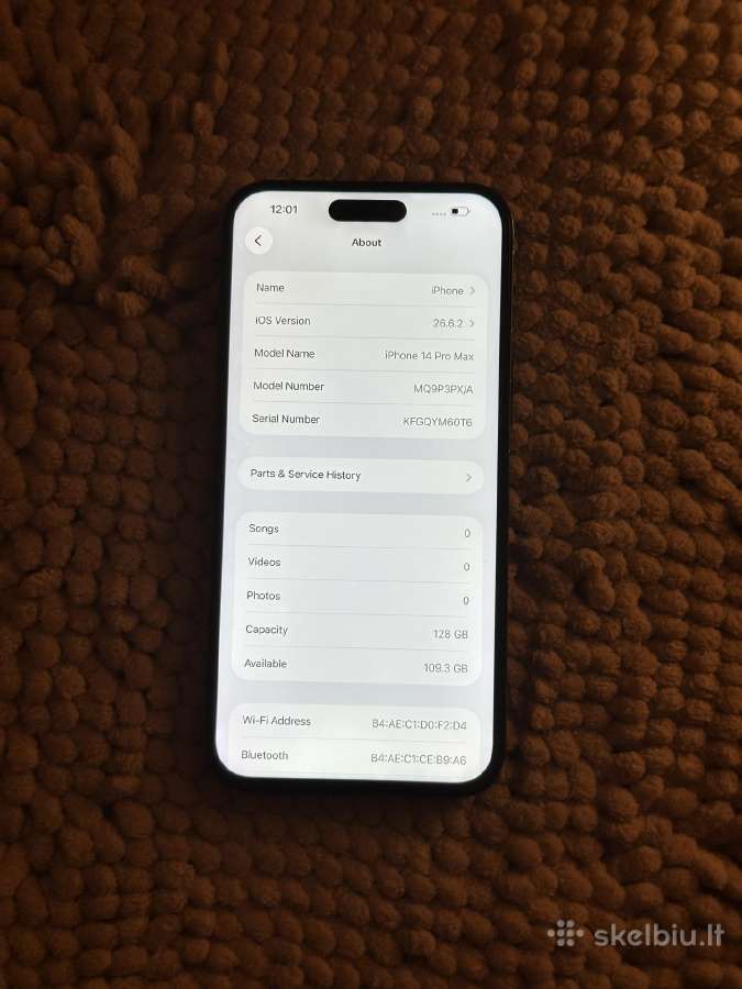 iPhone 14 Pro Max 128gb - nuotraukos Nr. 5