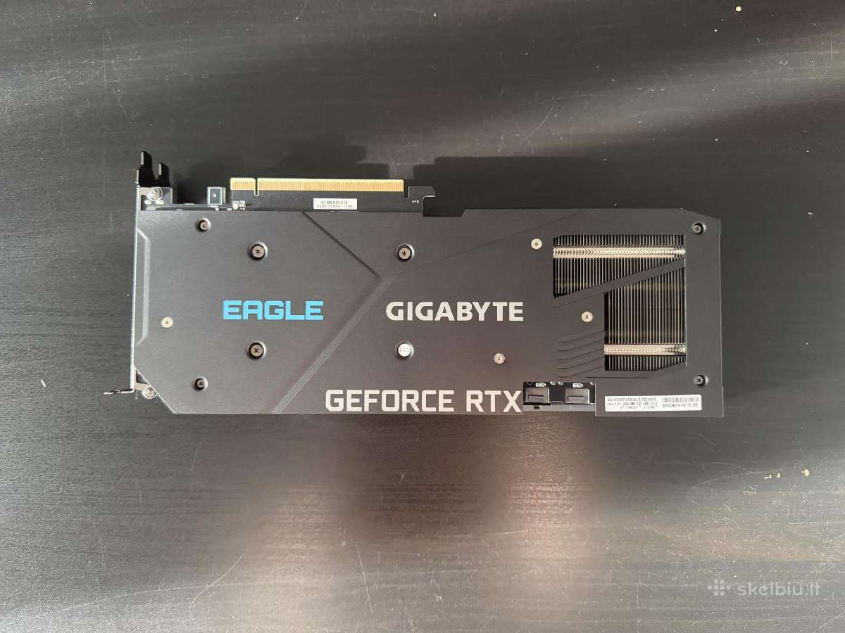Gigabyte Eagle Geforce Rtx 3060 Ti 8gb Oc Gpu - nuotraukos Nr. 3